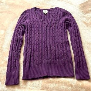 St. John’s Bay Purple knitted sweater (Small)